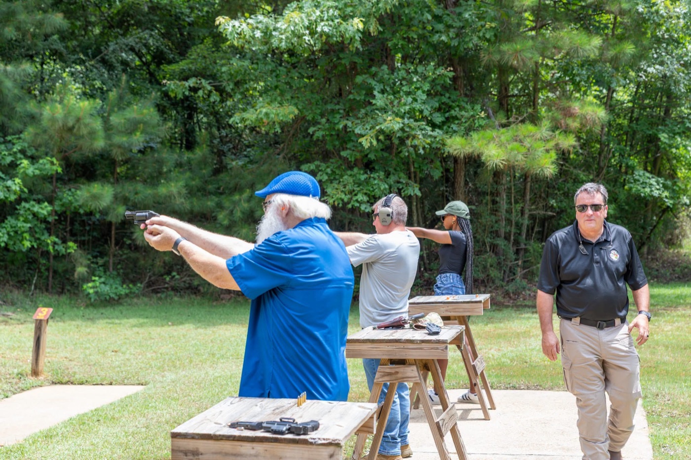 Scene from the Mississippi Wildlife, Fisheries and Parks marksmanship campaign