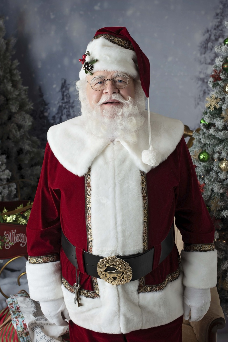 Bobby Jones in his signature Santa portrayal